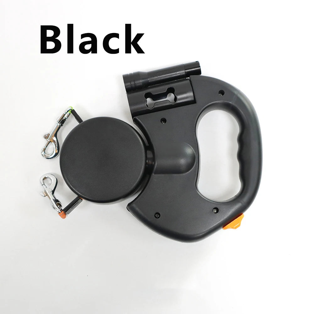 3M Retractable Dual Dog Leash – Walk Two, Tangle-Free