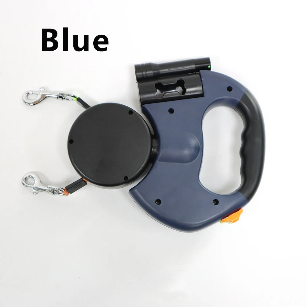 3M Retractable Dual Dog Leash – Walk Two, Tangle-Free